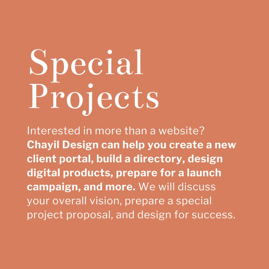 Special Projects